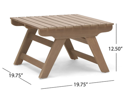 Sedona - Outdoor Side Table With Open Slat Design
