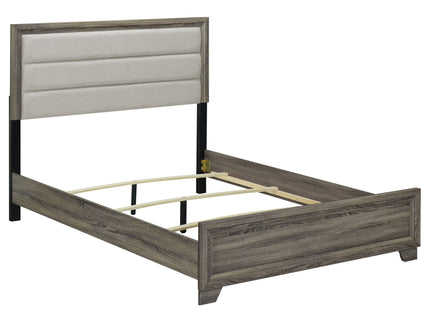 Funston - Queen Bed With Headboard - Brown Oak