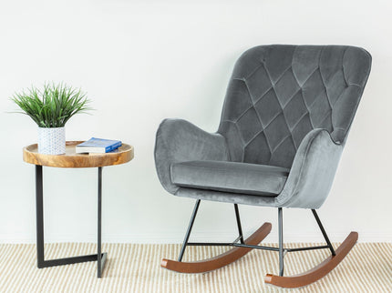 Hannah - Rocking Chair - Gray
