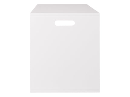 Open Toy Storage Box For Kids, Organizer Bin For Plush Toys, Books - White