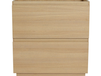 Modern Freestanding Bathroom Vanity Cabinet With Double Drawer