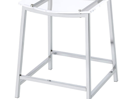 Staten - Backless Counter Stool (Set of 2) - Chrome