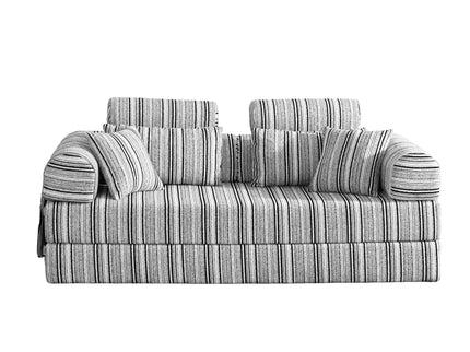 Convertible Sleeper Sofa Bed With High Density Compressed Sponge, Upholstered Couch For Living Room