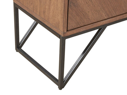 Krista - Accent Cabinet With Magnetic Doors - Brown