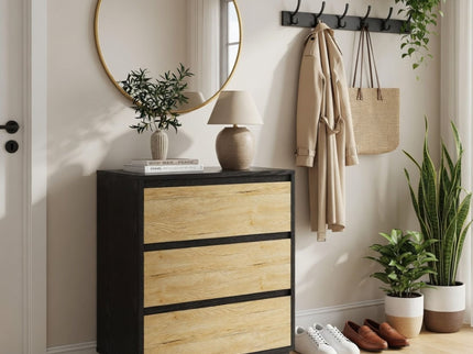 3 Drawer Nightstand, Bedroom Side Table