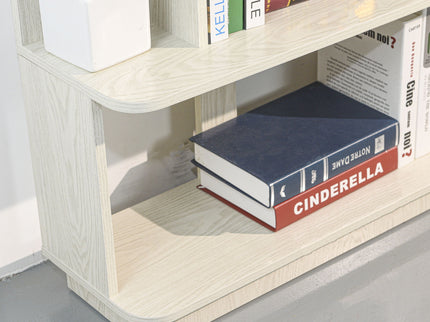 Modern 5 Tier Open Storage Bookcase