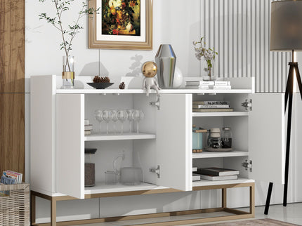 Modern Sideboard Elegant Buffet Cabinet With Large Storage Space For Dining Room, Entryway