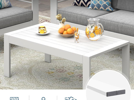 Modern Rectangle Outdoor Coffee Table