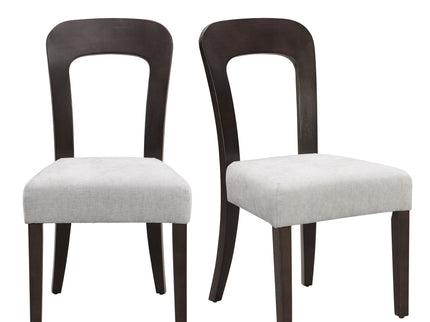 Upholstered Dining Chairs (Set of 2) - Gray