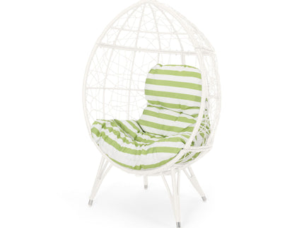 Cosmos - Round Hammered Iron Teardrop Chair