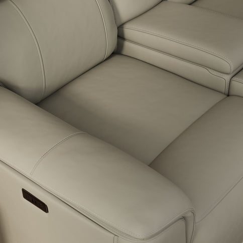 Oslo - Dual Power Reclining Loveseat With Console