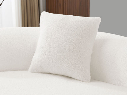 Modern Curved Loveseat