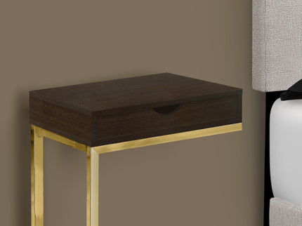 Accent Table, C - Shaped Contemporary & Modern Elegant Design