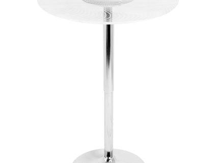 Spyra - Contemporary Light Up Adjustable Bar Table - Multi