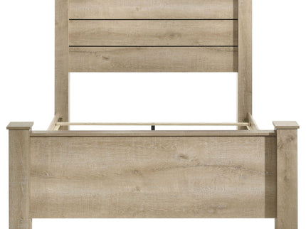 Sansome - Queen Panel Bed - Oak