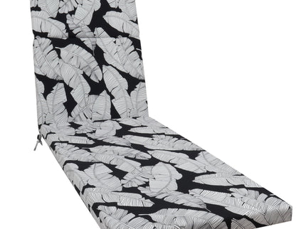 2 Piece Chaise Lounge Chair Cushion Set With Ties