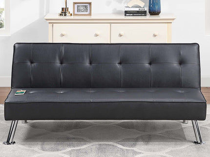Tufted Sofa With USB Port For Living Room