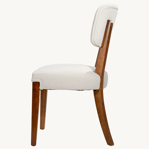 Contemporary Armless Dining Chairs (Set of 2)