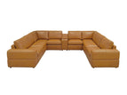 Light Brown / U-Shaped Sectional Sofa / 143.5