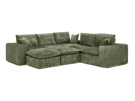 Sectional Sofa With Moveable Ottoman