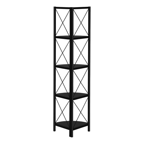 Bookshelf, Bookcase, Etagere, Corner, 4 Tier, Office