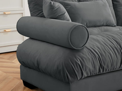 Super Comfort Oversized Modular Sectional Sofa With Movable Ottoman