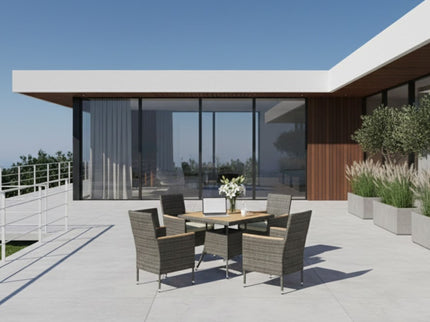 5 Piece Patio Dining Set With Table