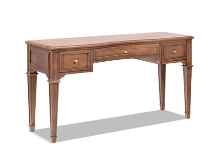 Dauphin - 3 Drawer Executive Desk - Brown