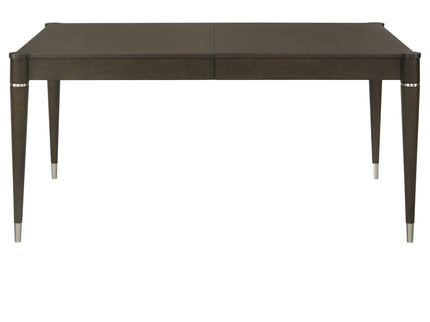 Blakely - Leaf Dining Table With Tapered Legs Accents - Ash Brown