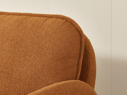 Loveseat Sofa Small Couch For Living Room, Sherpa Fabric Upholstered Loveseat Sofa Couch, Small Loveseat Sofa For Apartment, Bedroom