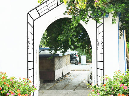 Garden Arch, Climbing Plants Support Outdoor - Black