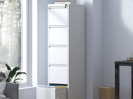 Steel Drawer Vertical File Cabinet With Lock For A4 Legal / Letter Size