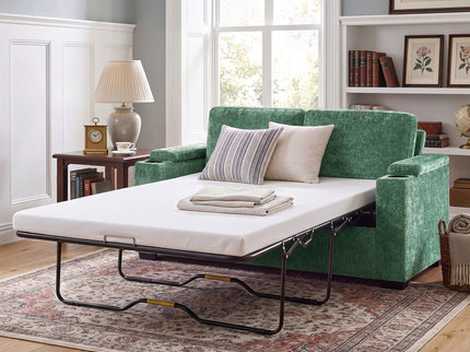 Pull Out Sofa Bed Loveseat With Twin Mattress, Cup Holders And Arm Storage