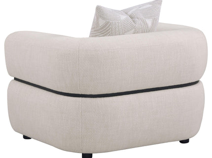 Ramsay - Round Arm Accent Chair - Beige