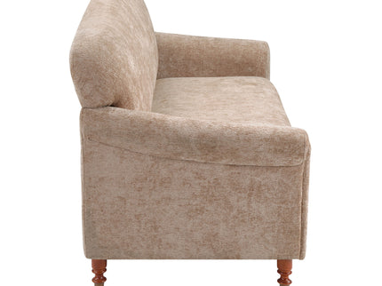 Loveseat Sofa, 2 Seater Couch With Rolled Arms