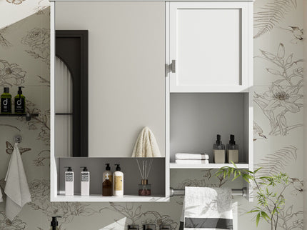 Modern Wall Mounted Bathroom Medicine Cabinet, Bathroom Wall Storage Cabinet With Mirror