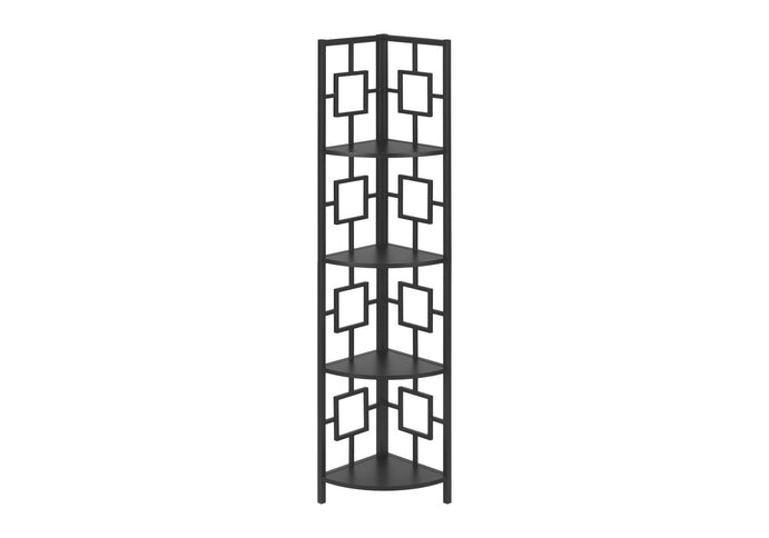 4 Tier Bookshelf, Bookcase, Etagere, Corner, For Office, Contemporary & Modern
