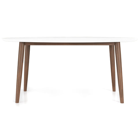 Ada - Mid-Century Modern Style Oval Dining Table