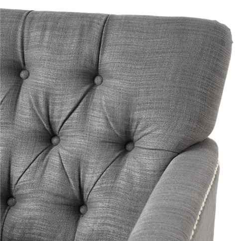 Harrison - Tufted Club Chair With Button Tufted Back And Birch Wood Legs