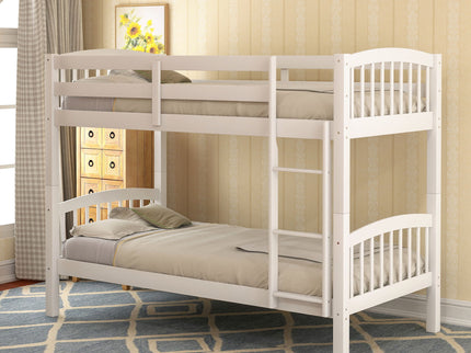 Solid Construction Bunk Bed With Ladder