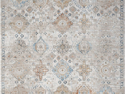 Noble - 5'3" X 7'3" Area Rug Polyester - Ivory