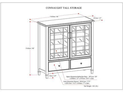 Connaught - Tall Storage Cabinet