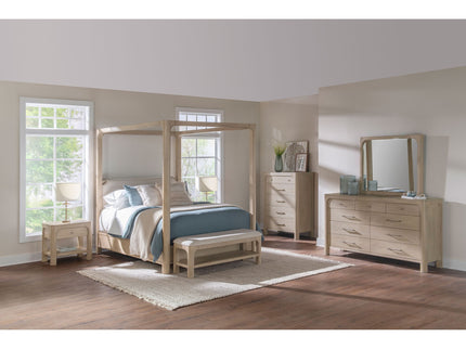 Flores - 9 Drawer Dresser With Mirror - Mango Color
