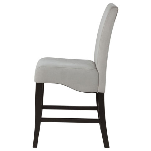 Upholstered Counter Stools (Set of 2) - Gray
