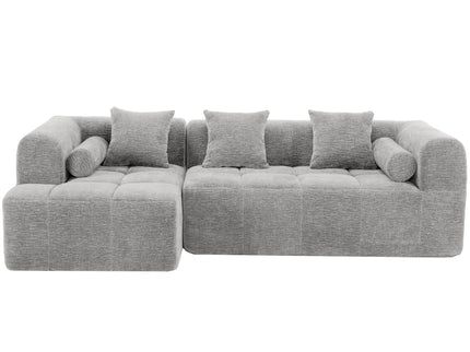 Sectional Free Combined Sofa With 2 Side Pockets