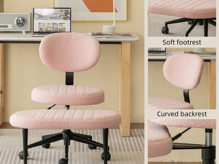 Ergonomic Cross Legged Office Chair With Back Support