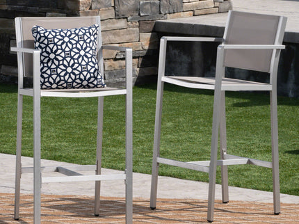 Outdoor Rust Proof Aluminum Barstools (Set of 2)