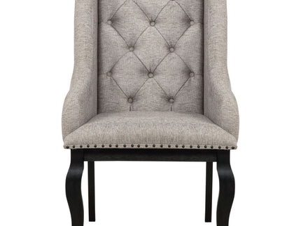 Kinzler - Arm Chair (Set of 2) - Tan / Black
