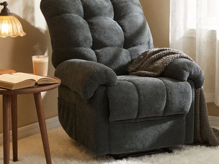 Manual Recliner, Padded Footrest