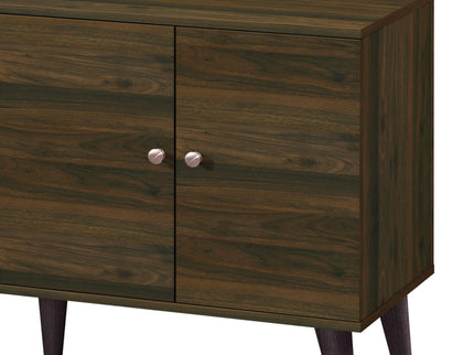 Amidon - TV Stand, With 2 Storage Shelves And 1 Cabinet